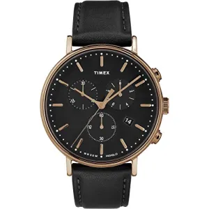Timex Norway 40mm Leather Strap Watch TW2T11600