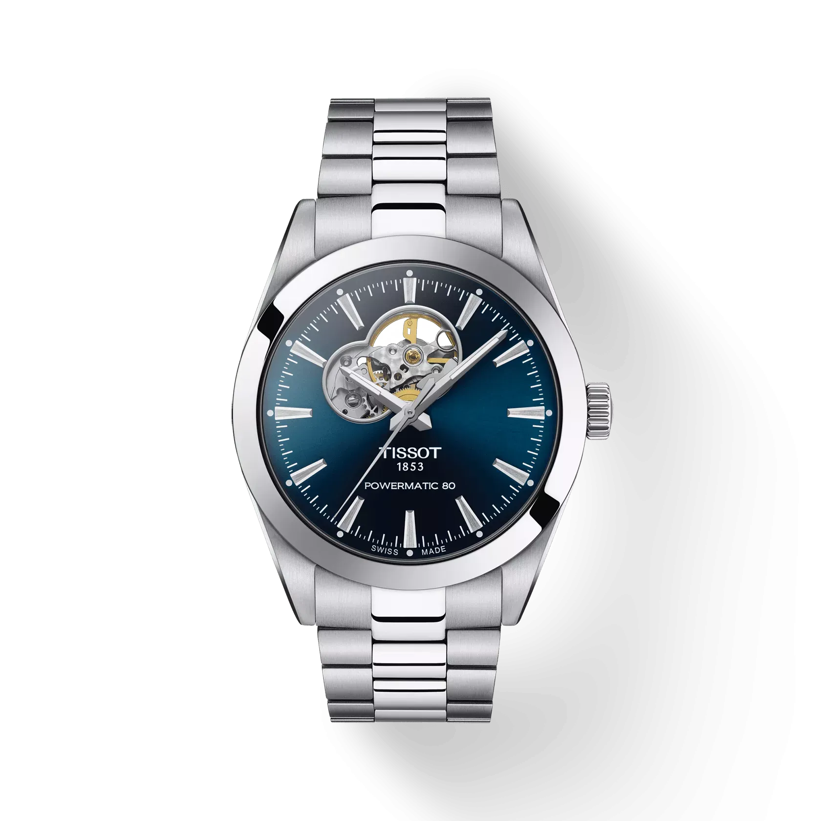 Tissot Gentleman Powermatic 80 Open Heart Watch (Serial No.: T127.407.11.041.01)