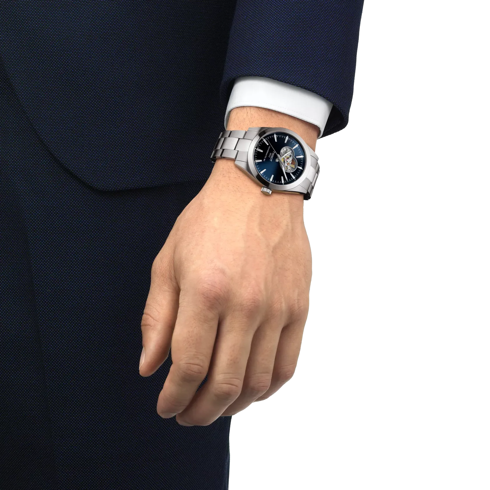 Tissot Gentleman Powermatic 80 Open Heart Watch (Serial No.: T127.407.11.041.01)