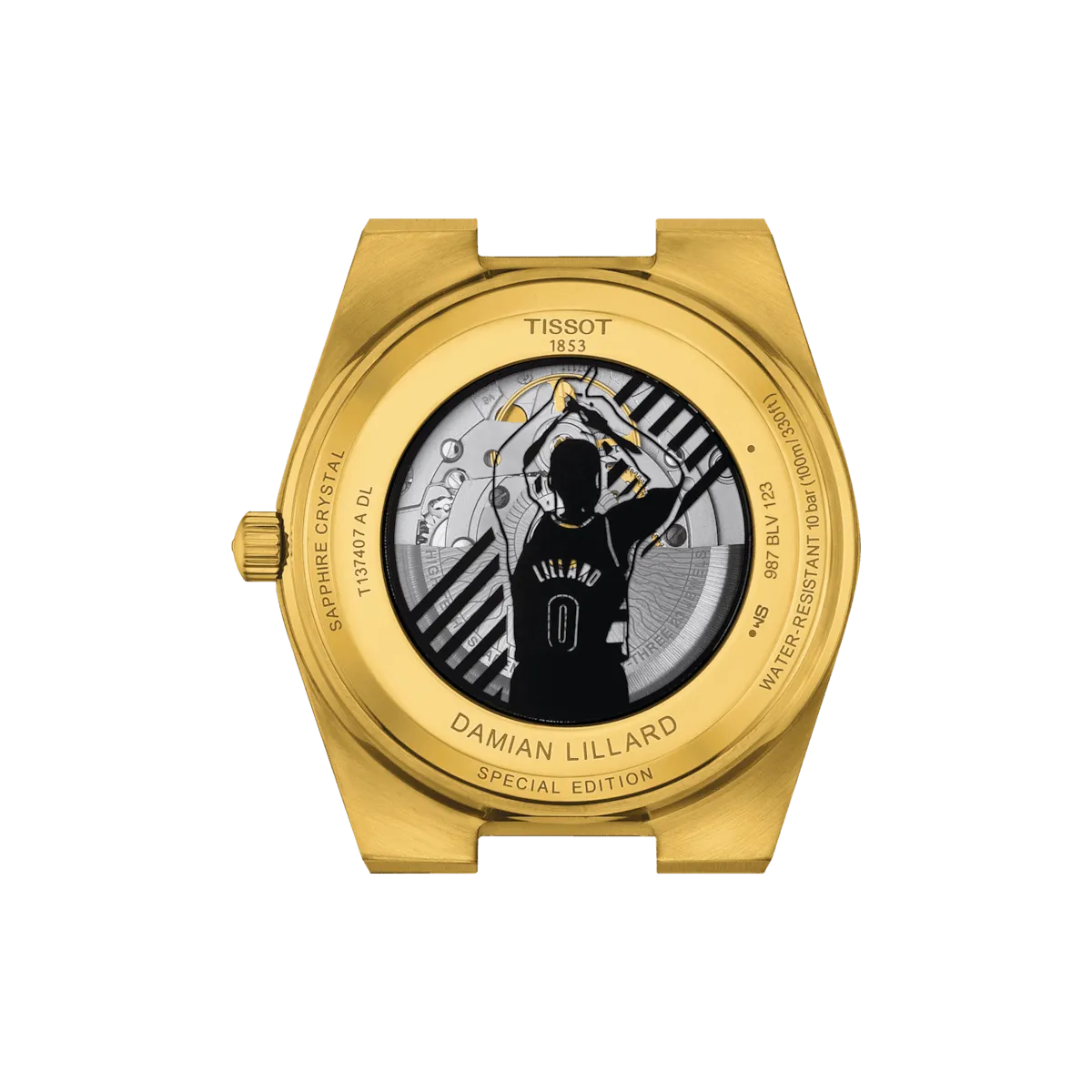 Tissot PRX Powermatic 80 Damian Lillard Special Edition Men's Watch T1374073305100