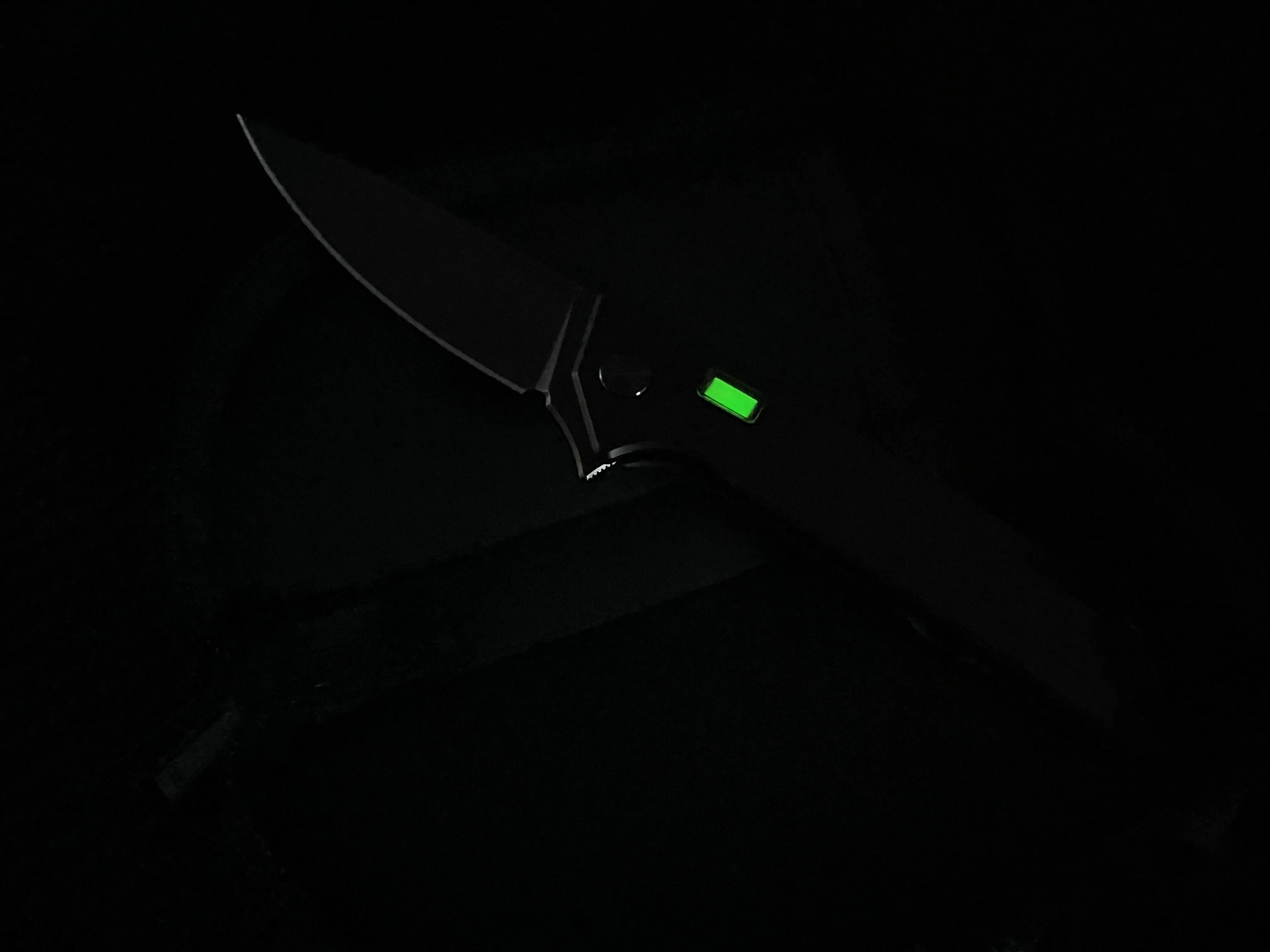 Tritium Reactor S35VN Knife   Taco