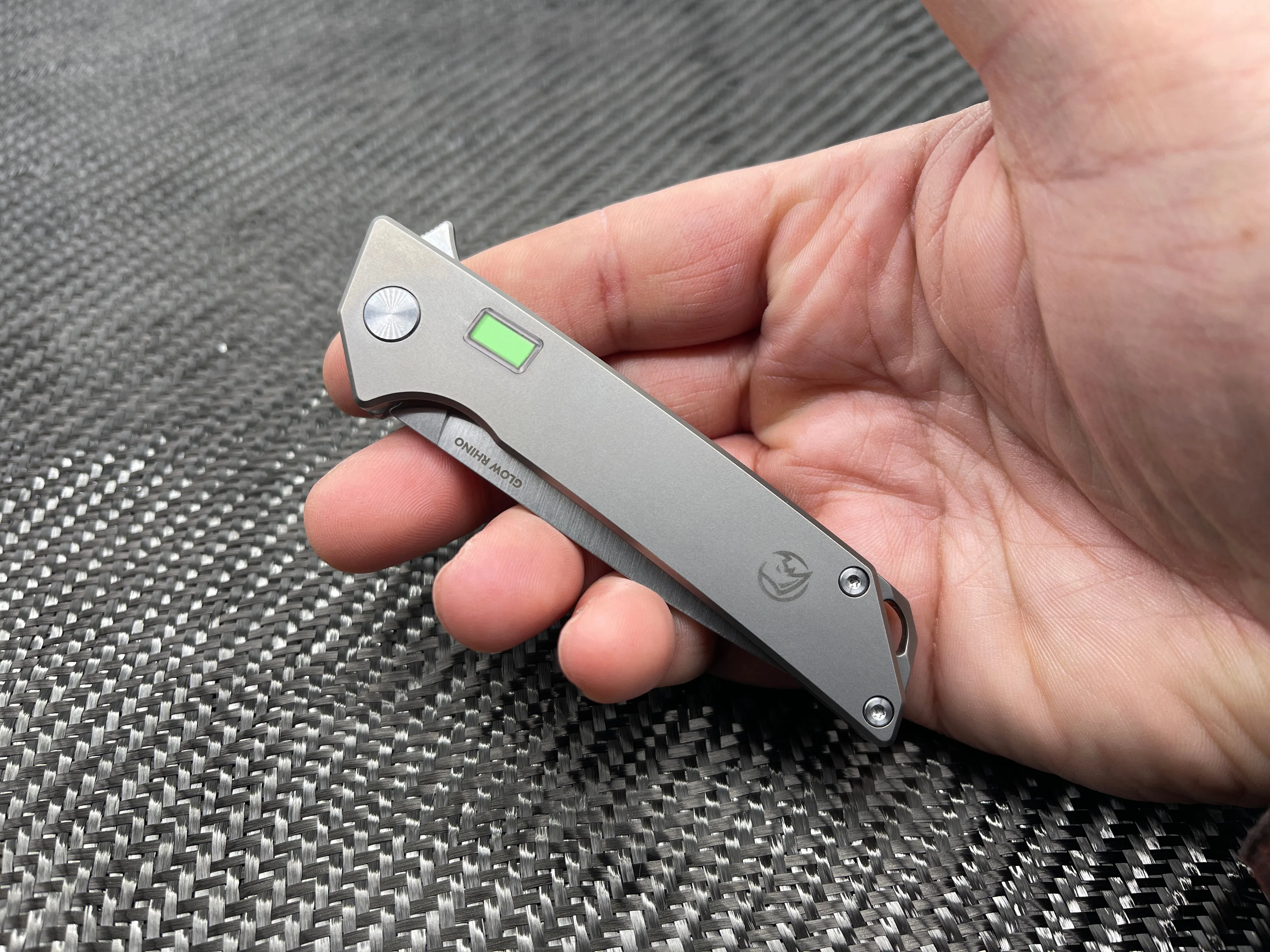 Tritium Reactor S35VN Knife   Taco