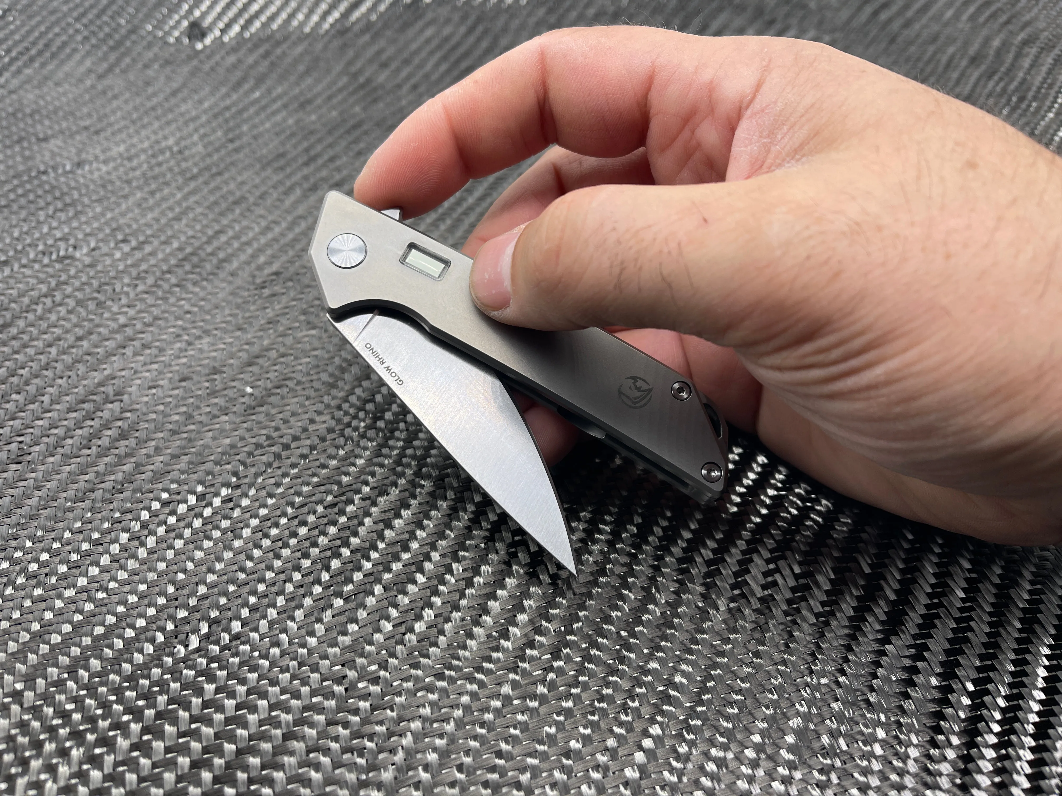 Tritium Reactor S35VN Knife   Taco