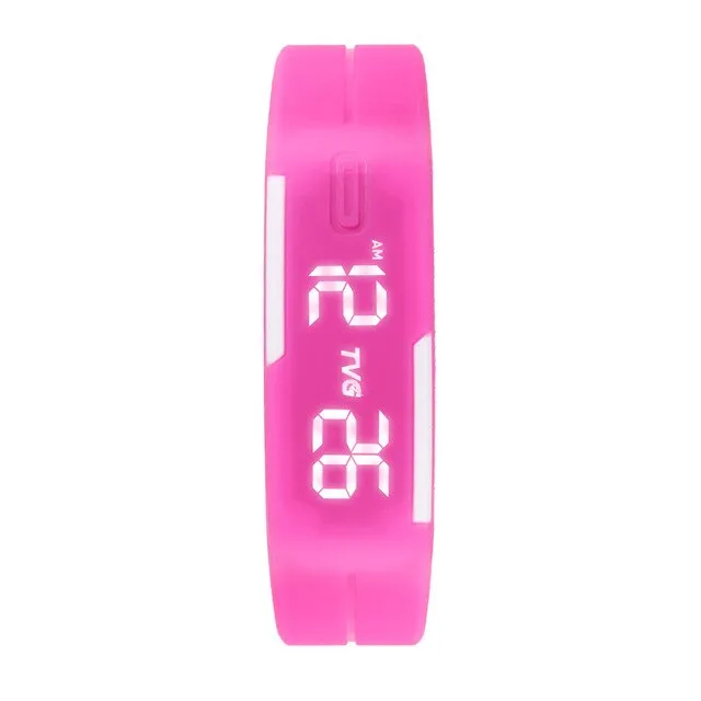 TVG Brand Soft Silicone Bracelet Strap Cartoon Watches Boys Girls LED Display Children Digital Watches for kids Children Gift