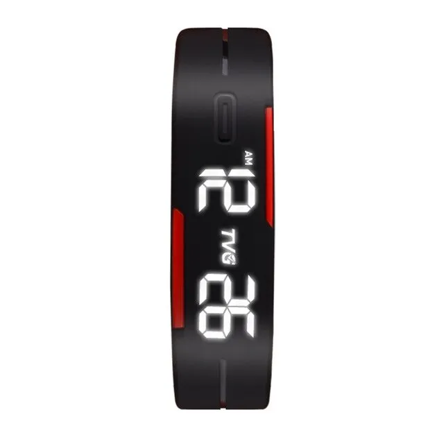 TVG Brand Soft Silicone Bracelet Strap Cartoon Watches Boys Girls LED Display Children Digital Watches for kids Children Gift