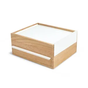 Umbra Stowit Jewelry Box White And Natural UMB290245668