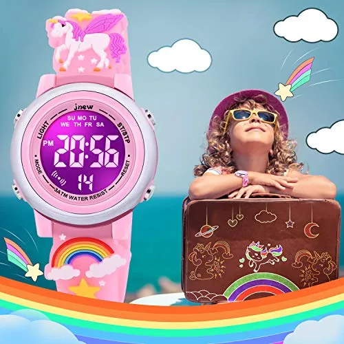 Unicorn Pink Watch (Girls, Ages 3-10)