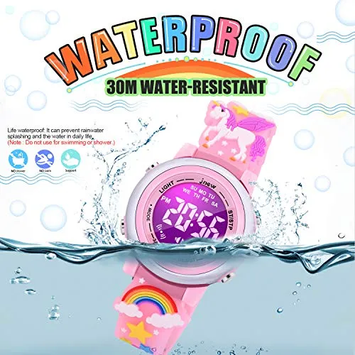 Unicorn Pink Watch (Girls, Ages 3-10)