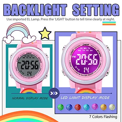Unicorn Pink Watch (Girls, Ages 3-10)