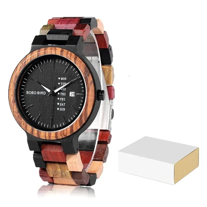 Unique Colorful Wood Watches For Men & Women Couple Watches