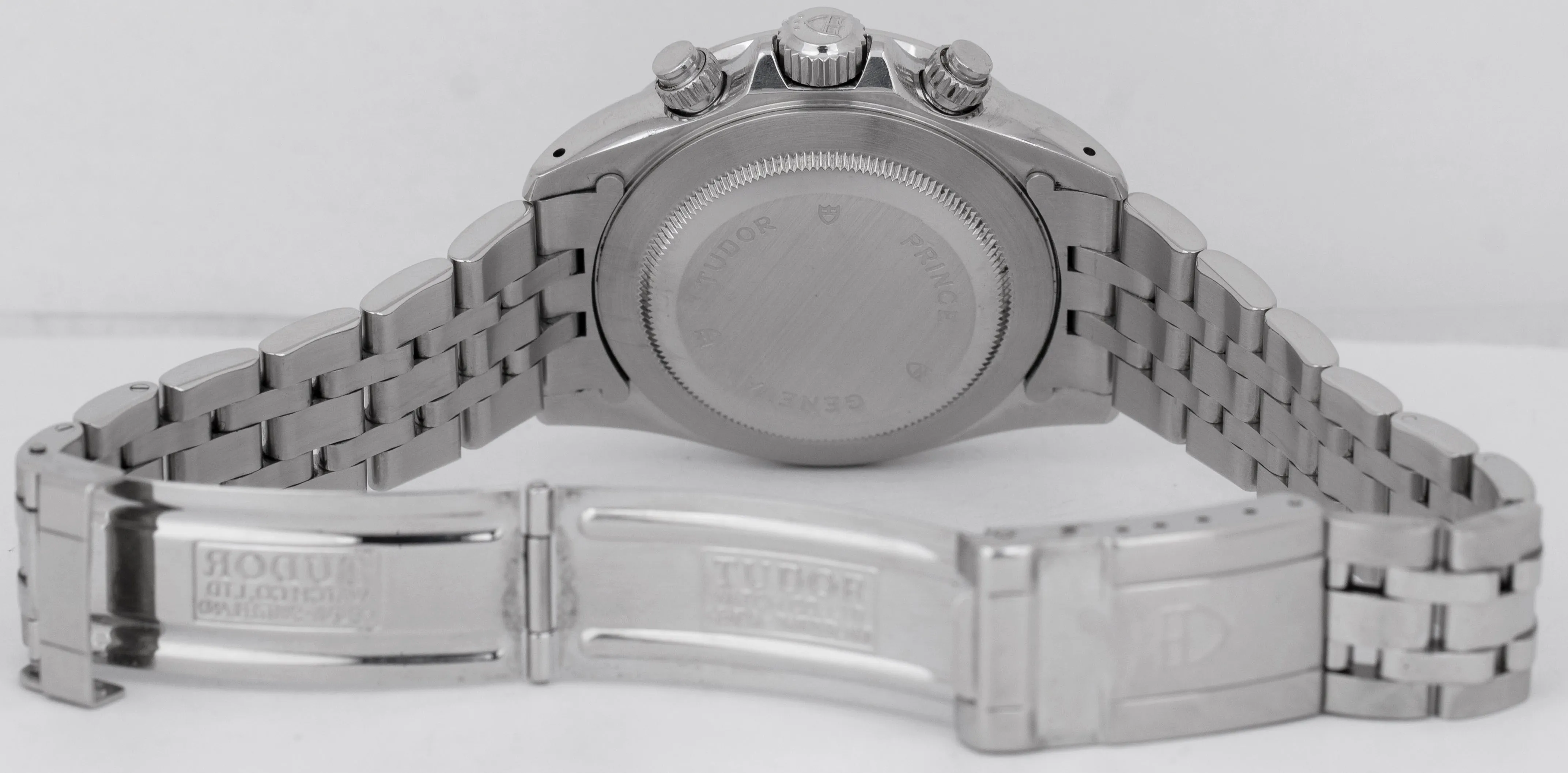 UNPOLISHED PAPERS Tudor Prince Date Chronograph 79280 P 40mm Steel Watch B P