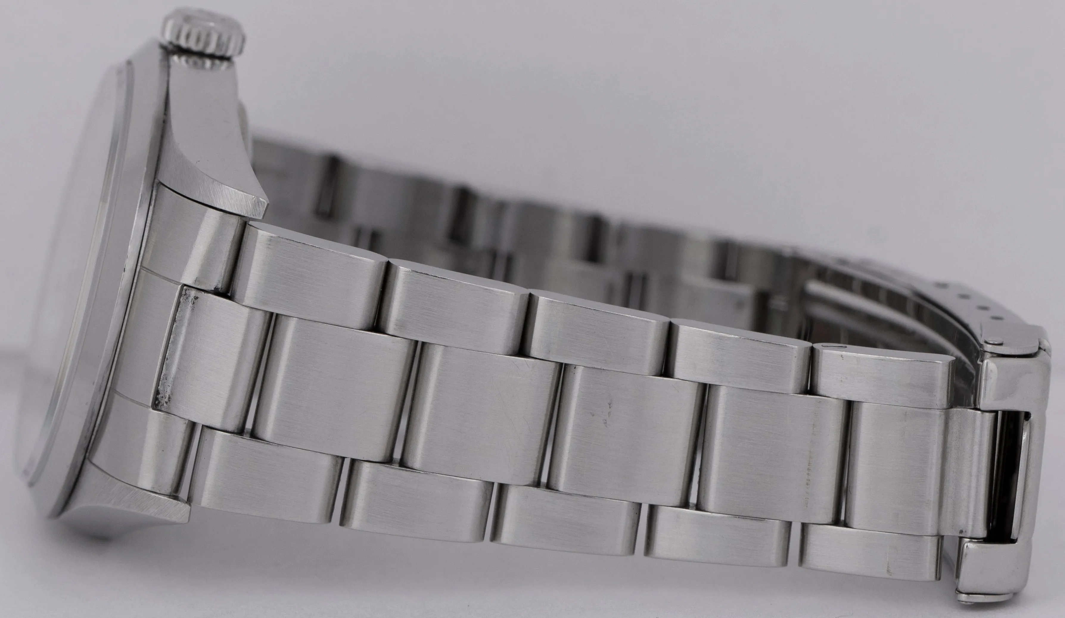 UNPOLISHED Rolex Explorer I Black 36mm 3-6-9 Stainless Steel Oyster Watch 14270