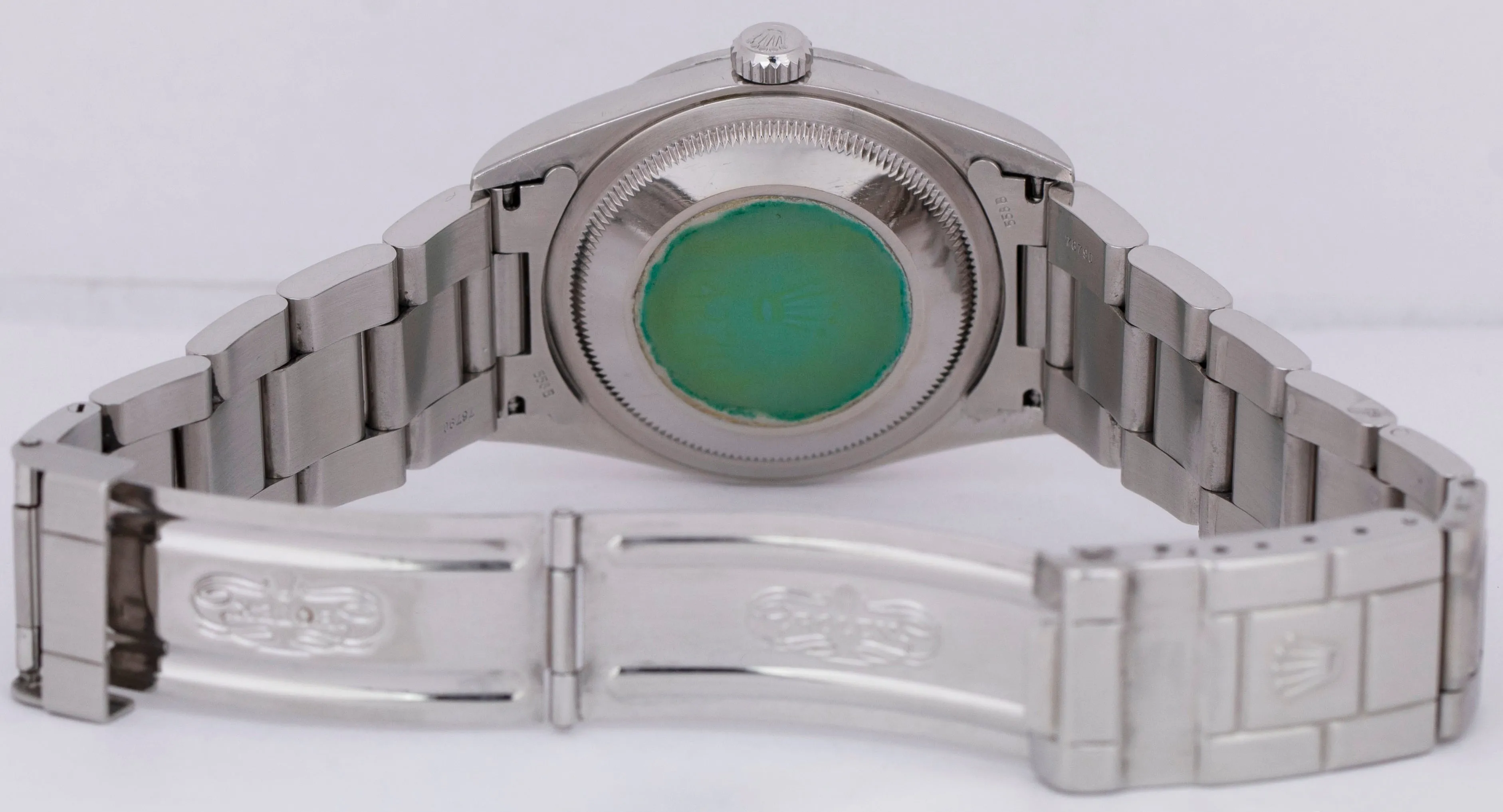 UNPOLISHED Rolex Explorer I Black 36mm 3-6-9 Stainless Steel Oyster Watch 14270