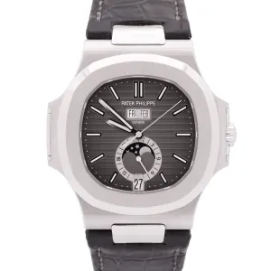 UNWORN 2018 PAPERS Patek Philippe Nautilus Moonphase Steel 40.5mm 5726A-001 BOX