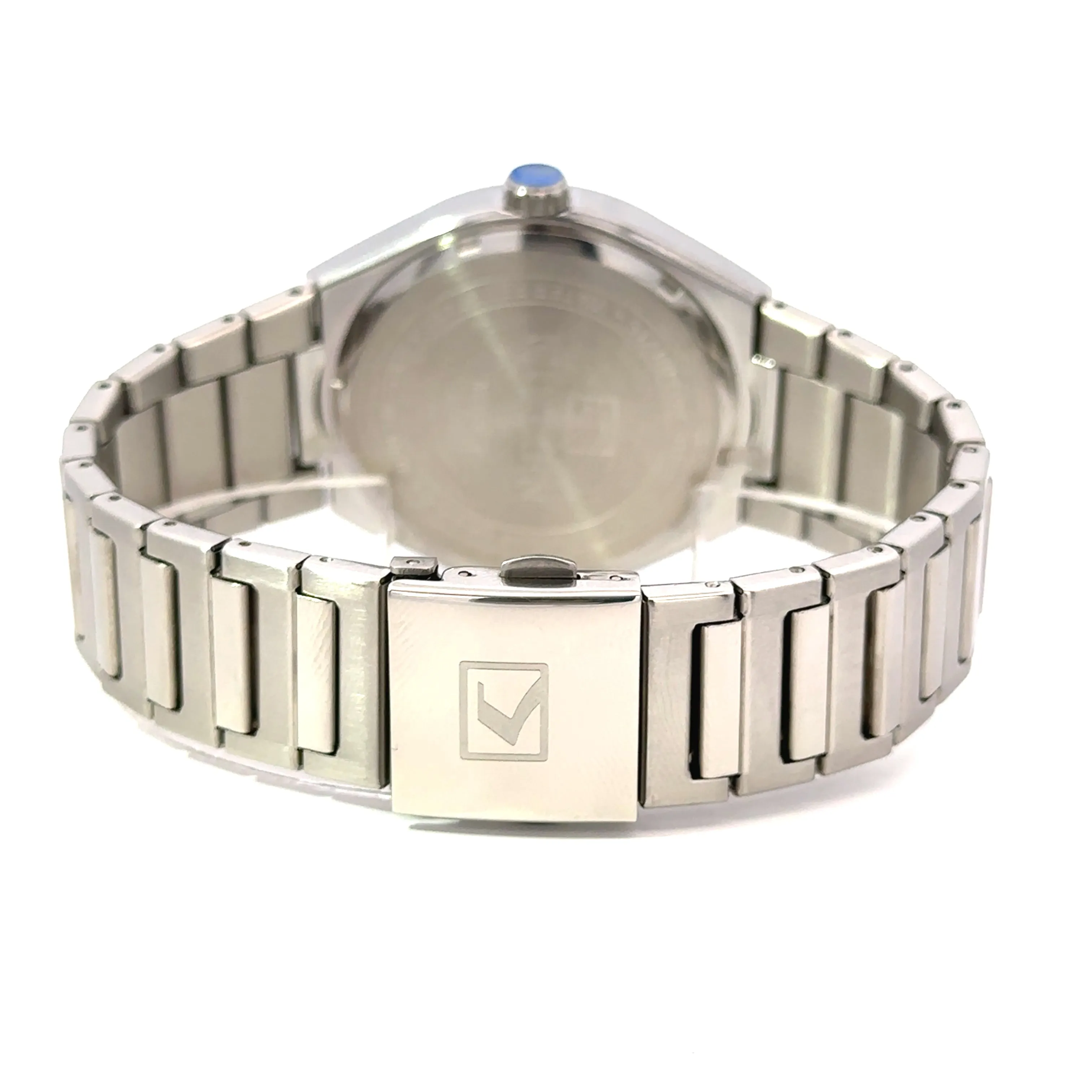 VAELRIC METAL SILVER CURREN ICED OUT MENS WATCH I 551871