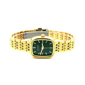 VEXIOR ALLOY GOLD GREEN STAINLESS ICED OUT MENS WATCH I 5519022