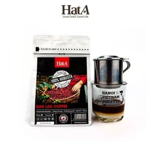 Vietnamese Hat A Coffee Beans Arabica Robusta 200G Filter-Brewing VietsWay