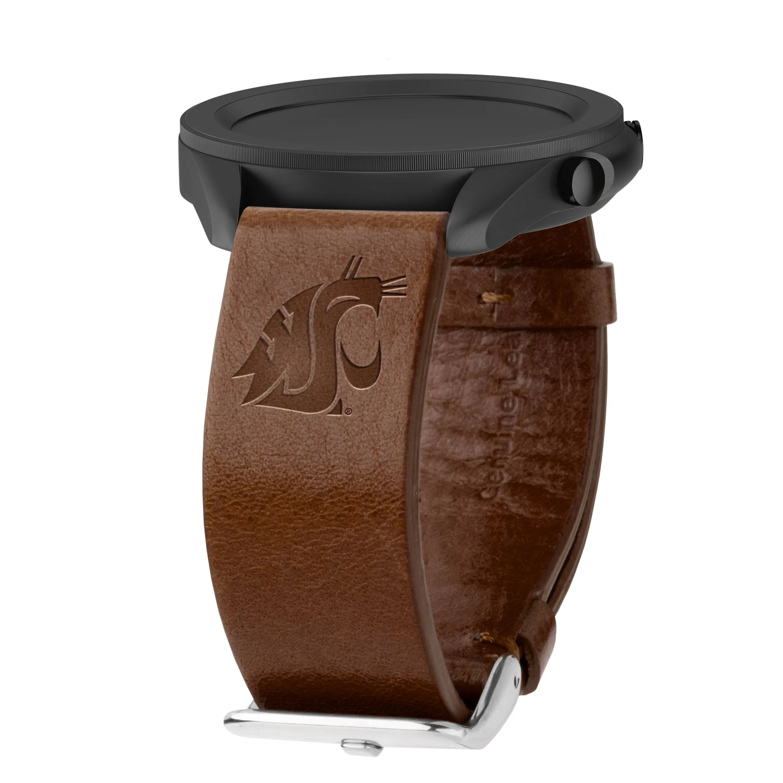 Washington State Cougars Premium Leather Samsung Galaxy Watch Band