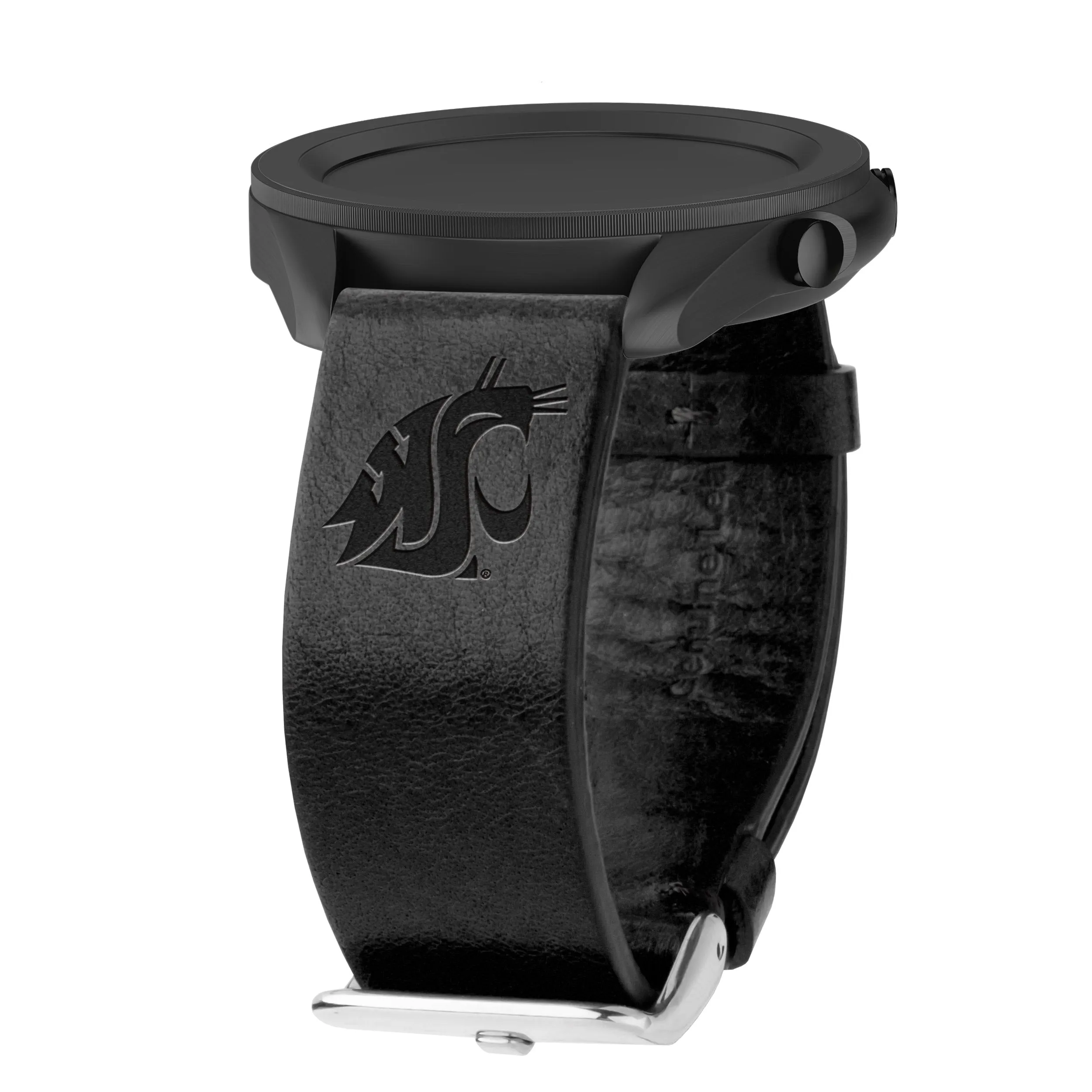 Washington State Cougars Premium Leather Samsung Galaxy Watch Band