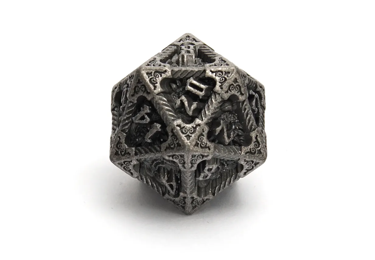 Watcher of Night Metal Dice