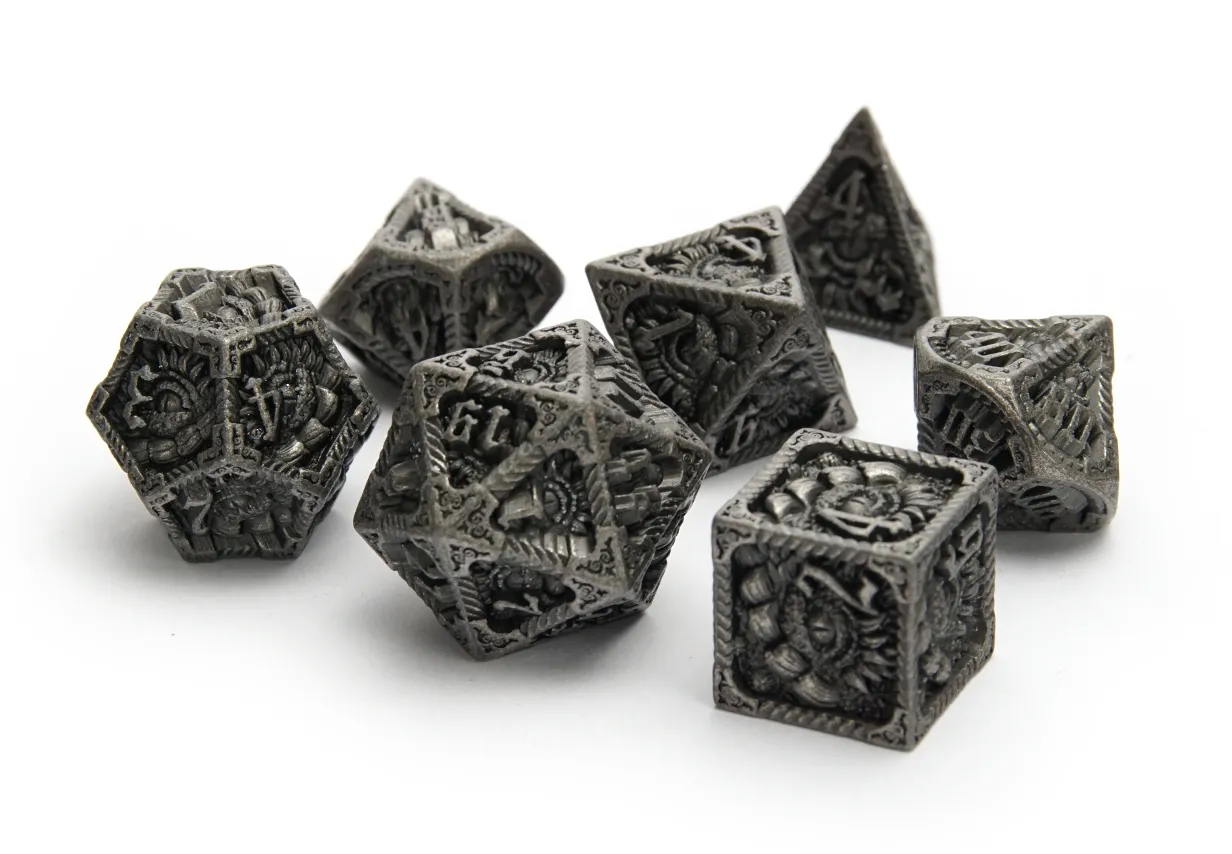 Watcher of Night Metal Dice