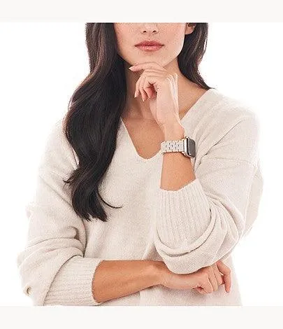 Wheat Silicone-Wrapped Bracelet Band for Apple Watch®