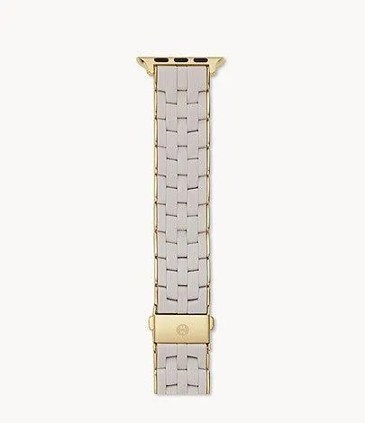 Wheat Silicone-Wrapped Bracelet Band for Apple Watch®
