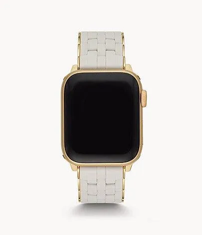 Wheat Silicone-Wrapped Bracelet Band for Apple Watch®