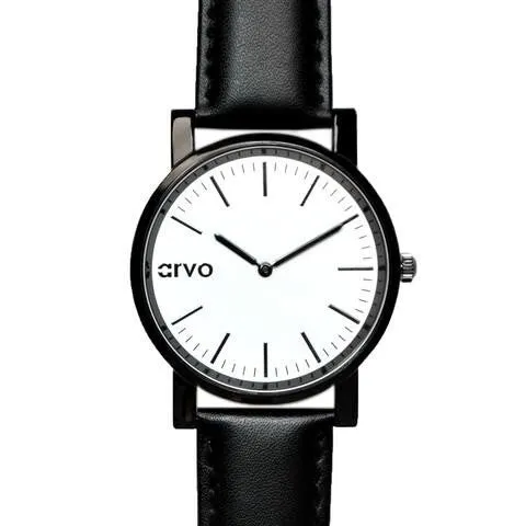 White Timeus Edison (Black Band)