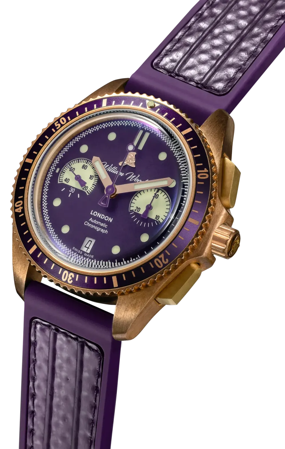 William Wood Triumph Bronze Jubilee Purple Fire Hose