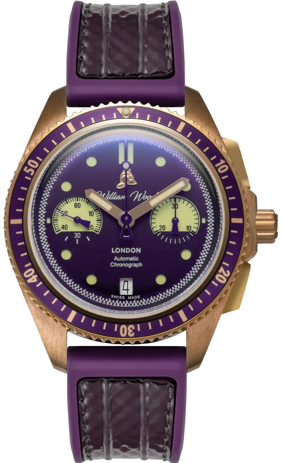 William Wood Triumph Bronze Jubilee Purple Fire Hose