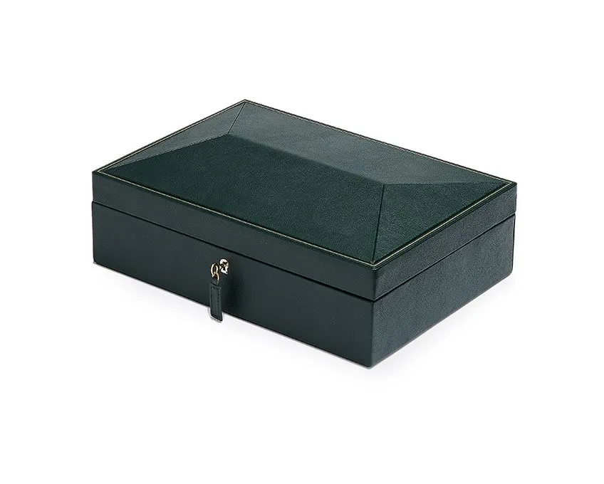 WOLF British Racing 8 Piece Watch Box - Green