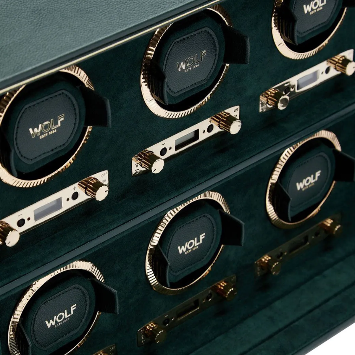 Wolf British Racing 8 Piece Watch Winder