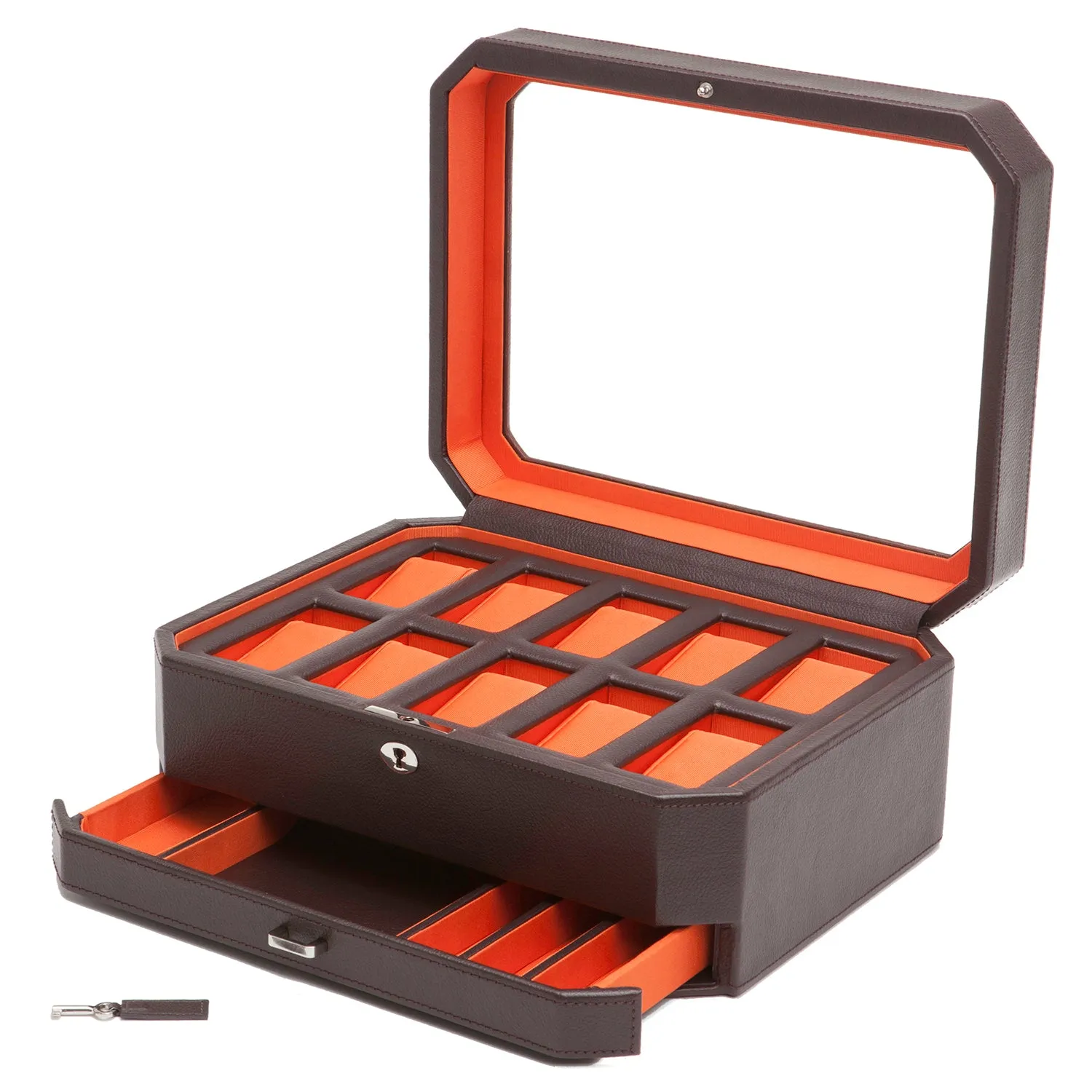 Wolf - Windsor 10-Unit Watch Box with Storage | 458606