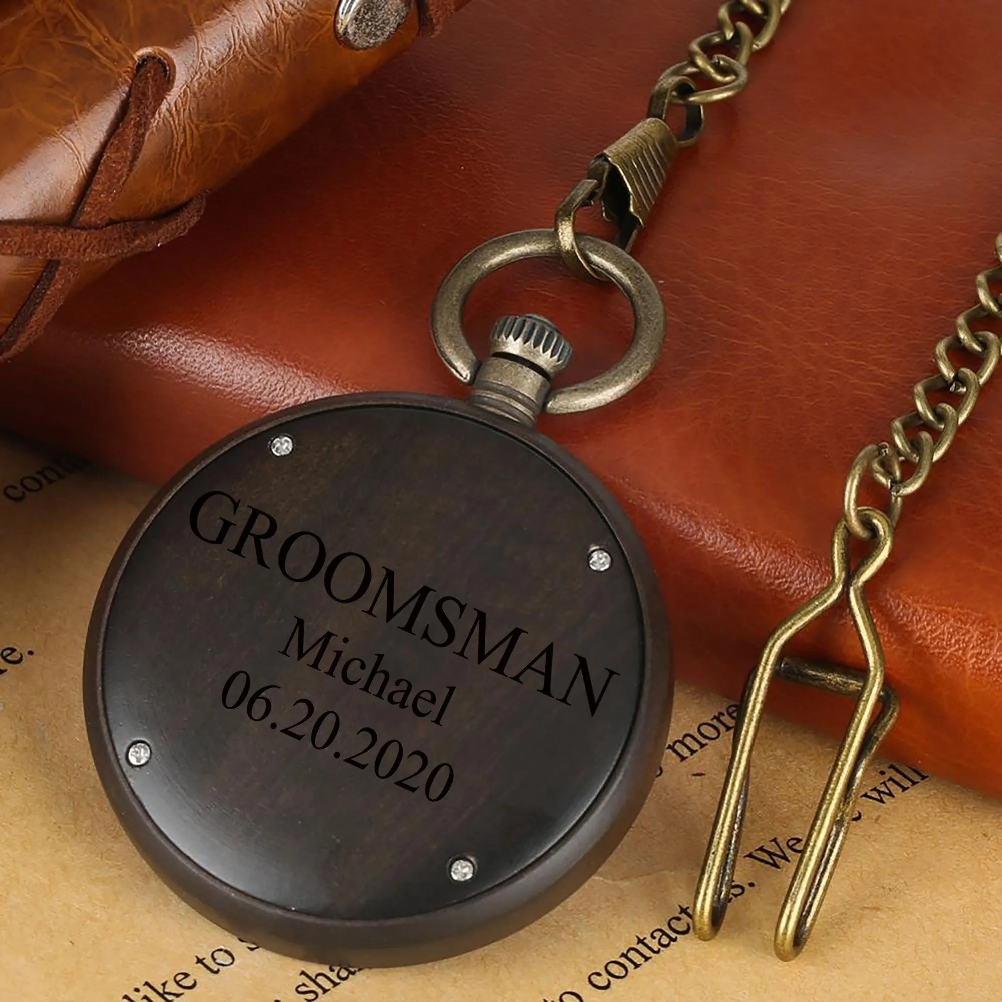 Wooden Pocket Watch | Valor