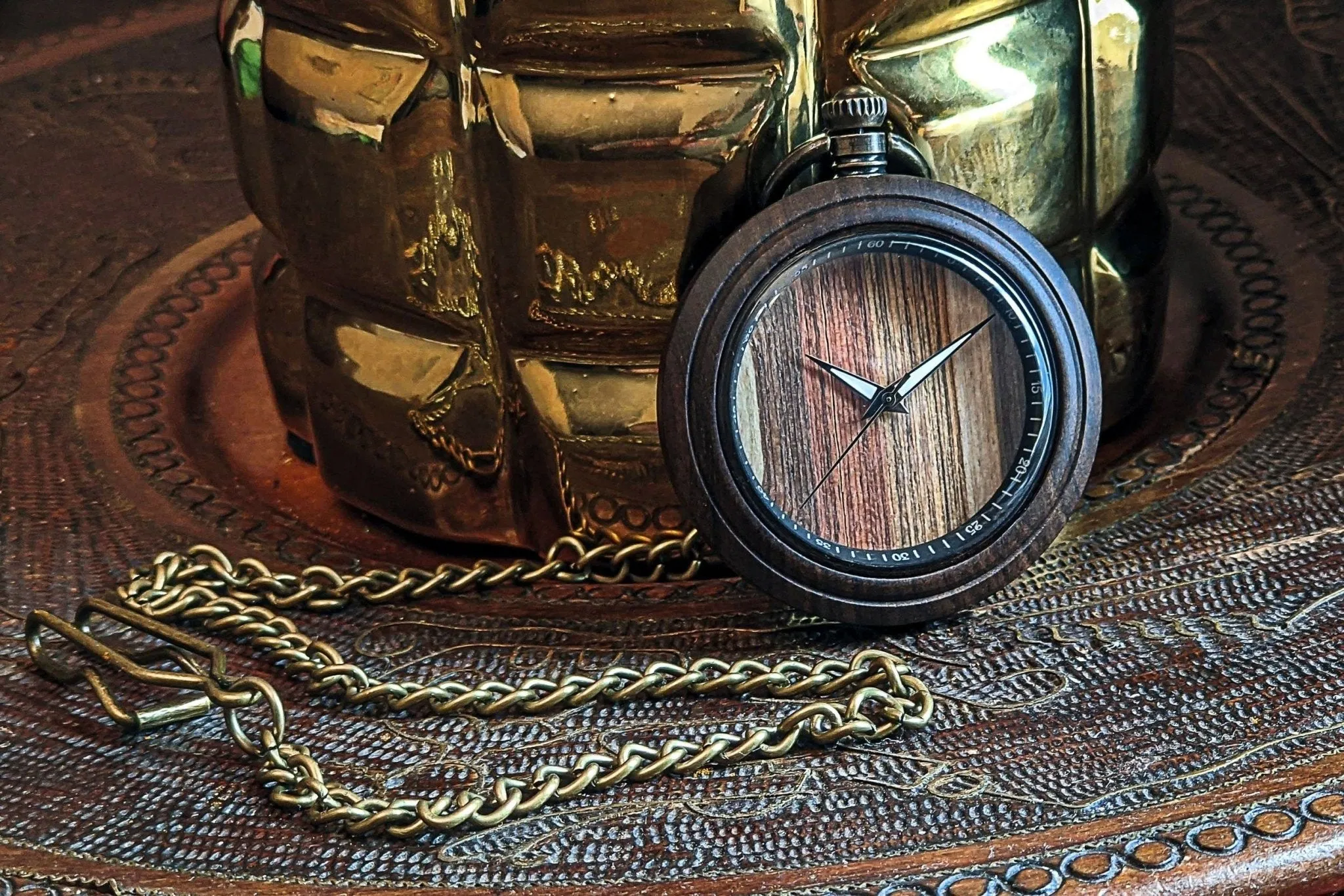 Wooden Pocket Watch | Valor