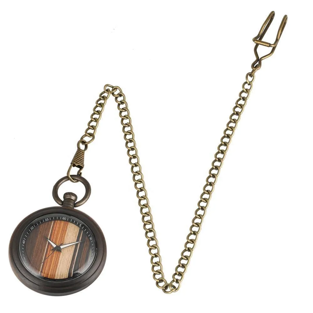 Wooden Pocket Watch | Valor