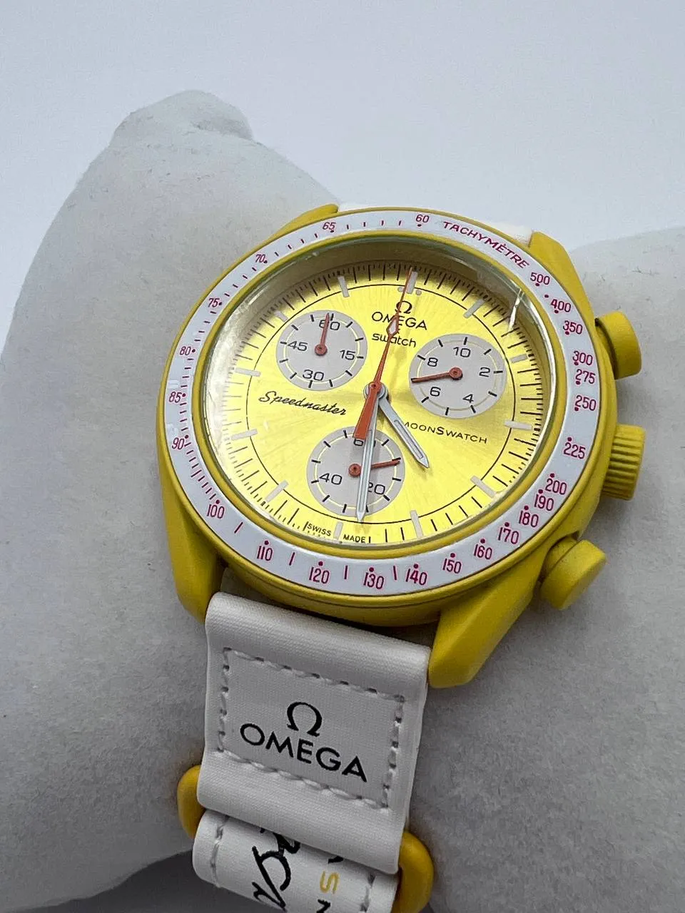 Yellow omega watch