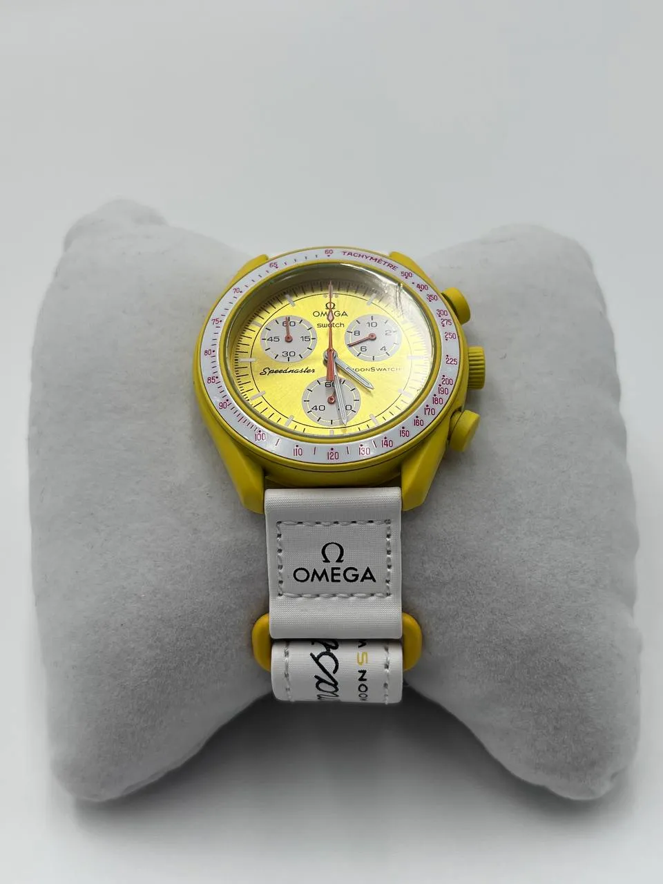 Yellow omega watch