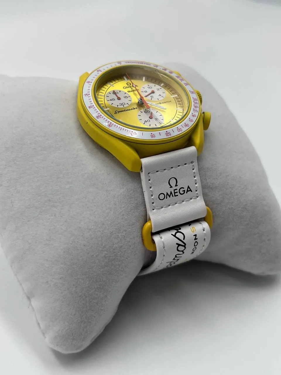 Yellow omega watch