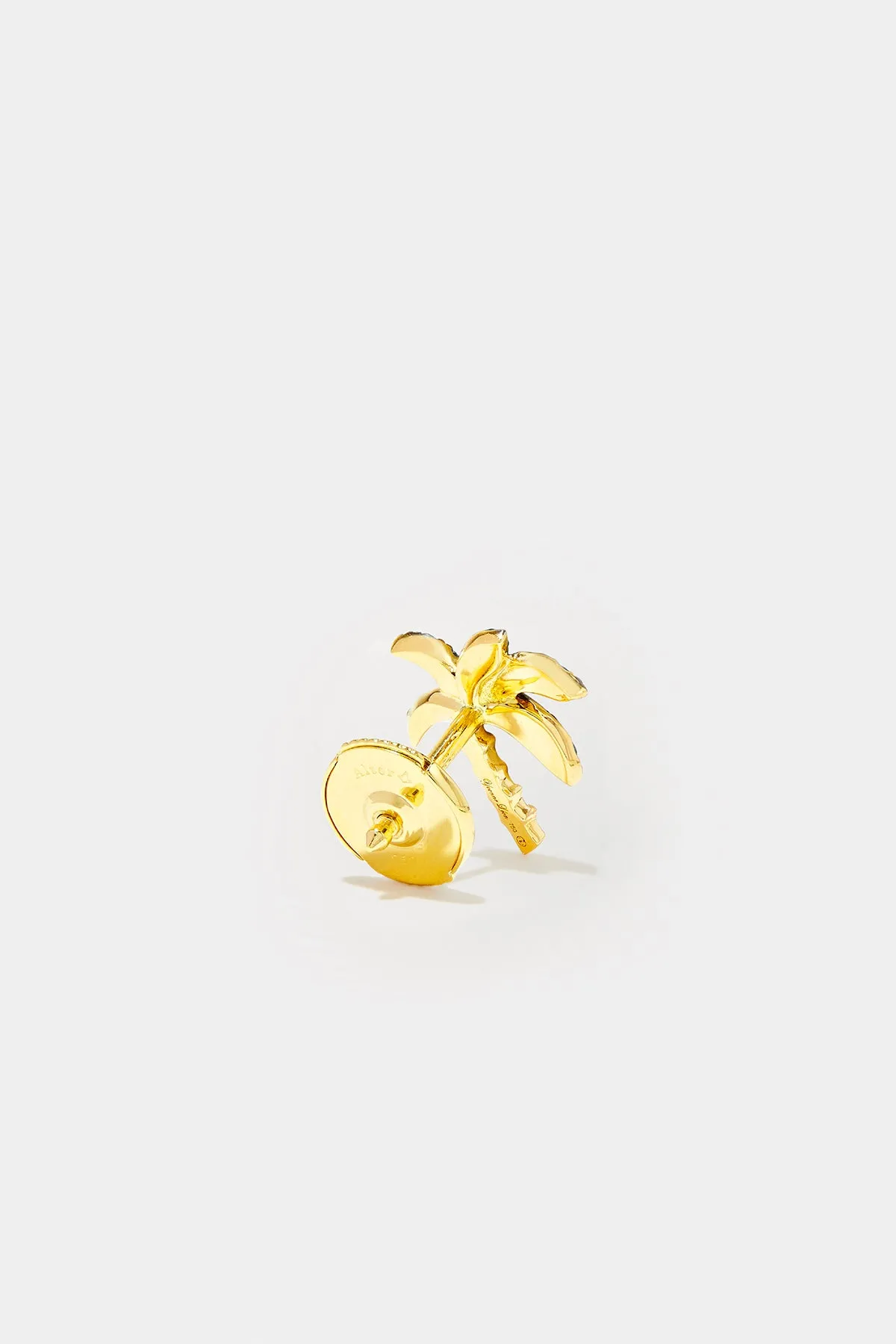 YVONNE LÉON | SINGLE DIAMOND PALM TREE EARRING